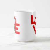 Mug Bouge de café Love rd 15oz (Centre)