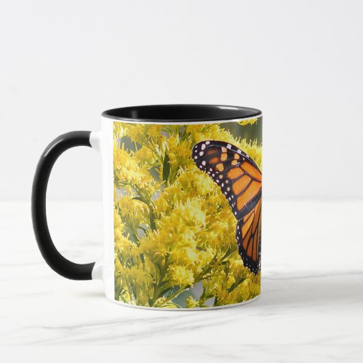 Mug Bouge de café papillon Monarch (Gauche)