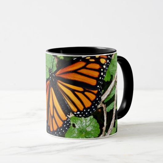 Mug Bouge de café papillon Monarch (Devant droit)