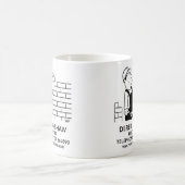 Mug Bouge de café promotionnelle en brique (Centre)