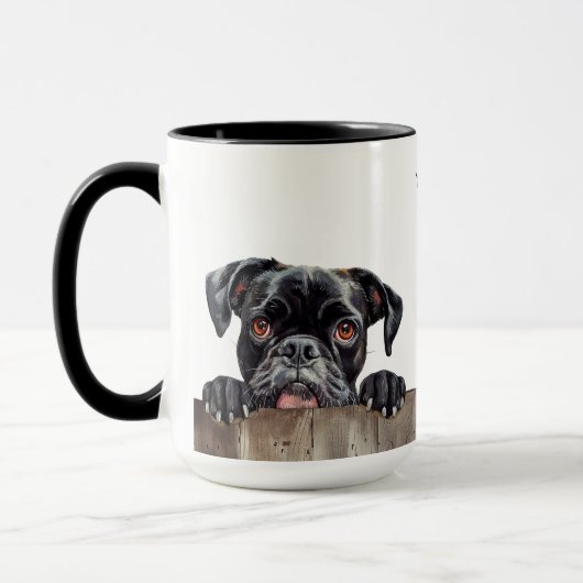 Mug Bouge de chien de boxe (Gauche)