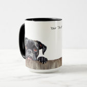 Mug Bouge de chien de boxe (Devant gauche)
