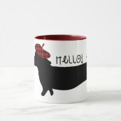 Mug Bouge de chien de saucisse (Centre)