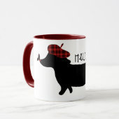 Mug Bouge de chien de saucisse (Devant gauche)