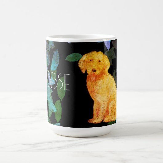Mug Bouge de doodle d'or (Centre)