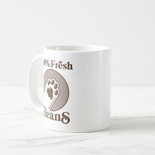 Mug Bouge de fèves d'orteils (Devant gauche)