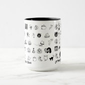 Mug Bouge de gribouillage (Centre)