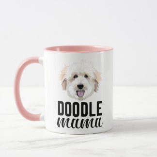 Mug Bouge de mère au doodle doré personnalisé avec vot