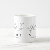 Mug Bouge de nom de peptide divin (Centre)
