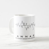 Mug Bouge de nom du peptide Annamarie (Devant gauche)