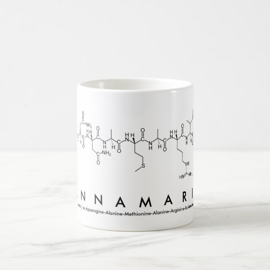 Mug Bouge de nom du peptide Annamarie (Centre)