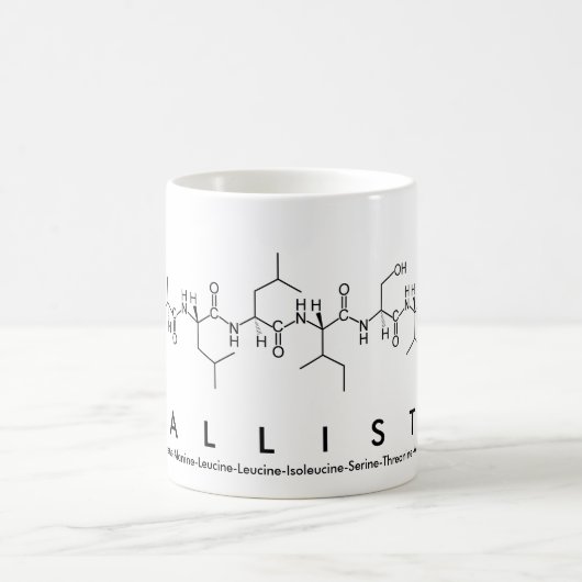 Mug Bouge de nom du peptide Callista (Centre)