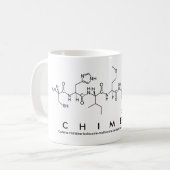 Mug Bouge de nom du peptide chimène (Devant gauche)