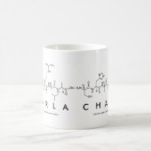 Mug Bouge de nom du peptide de la Charla (Centre)