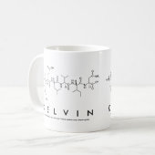 Mug Bouge de nom du peptide Kelvin (Devant gauche)