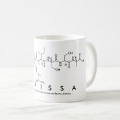 Mug Bouge de nom du peptide Larissa (Devant droit)