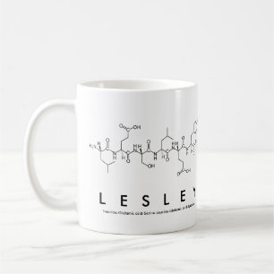 Mug Bouge de nom du peptide Lesley