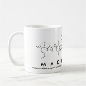 Mug Bouge de nom du peptide Madelaine (Gauche)