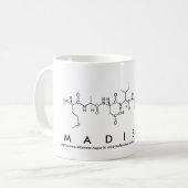 Mug Bouge de nom du peptide Madisen (Devant gauche)