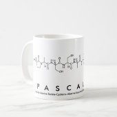 Mug Bouge de nom du peptide pascaline (Devant gauche)