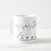 Mug Bouge de nom du peptide Raphaela (Devant gauche)