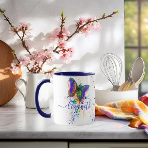 Mug Bouge de papillon personnalisée
