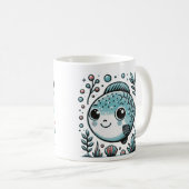 Mug Bouge de poisson souriant (Devant droit)