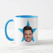 Mug Bouge de visage Office Star personnalisée (Gauche)