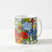 Mug Bouge florale d'art qui vous fera sourire ! (Devant droit)