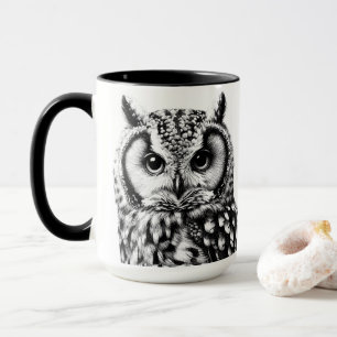 Mug Bouge Majestueuse De Chouette À Deux Chouettes
