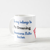Mug Bouge pour enseignants, Cadeau pour enseignant ou  (Devant gauche)