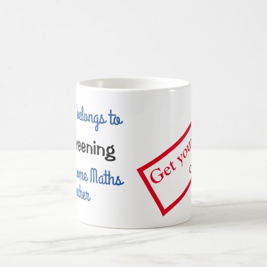 Mug Bouge pour enseignants, Cadeau pour enseignant ou  (Centre)