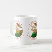 MUG BOUGIE BLANCHE DONNER REINDEER (Devant gauche)