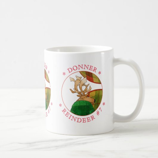 MUG BOUGIE BLANCHE DONNER REINDEER (Droite)