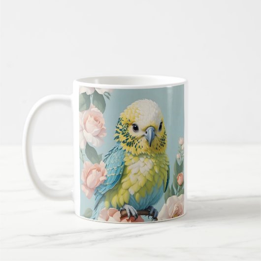 Mug Bougie De Bébé Jaune Et Bleu Cute Boudin (Gauche)