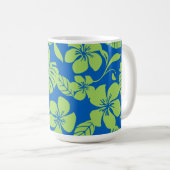 MUG BOUGIE DE BIKINI ROSE (BLEU/VERT) (Devant droit)