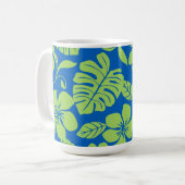 MUG BOUGIE DE BIKINI ROSE (BLEU/VERT) (Devant gauche)