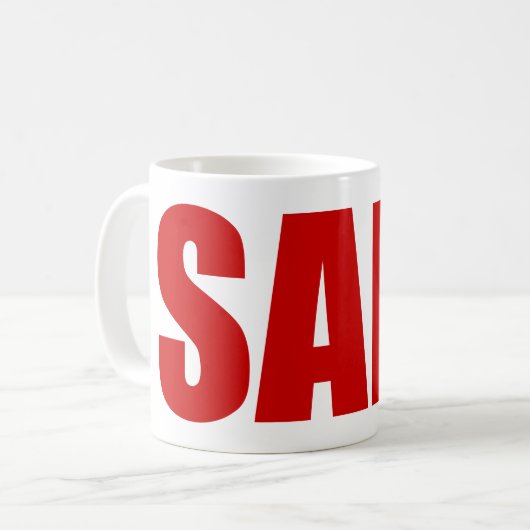 MUG BOUGIE DE CAFÉ À VENDRE (Devant gauche)