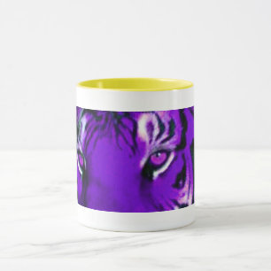 MUG BOUGIE DE CAFÉ OR ET PURPLE