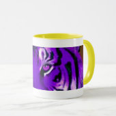 MUG BOUGIE DE CAFÉ OR ET PURPLE (Devant droit)