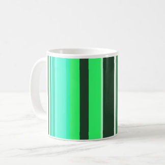 MUG BOUGIE DE CAFÉ VERT STRIPE