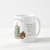 Mug Bougie de Chant de Prospérité & Sortilège d'Argent (Devant droit)