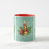 Mug Bougie De Noël Et Flammes De Neige (Centre)
