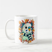 Mug Bougie de perruque bleu automne confortable (Gauche)