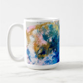 Mug Bougie d'évasion à tourbillon de couleur abstraite (Gauche)