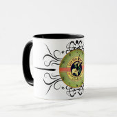 Mug Bougie d'horloge Art nouveau chocolat publicité (Devant gauche)