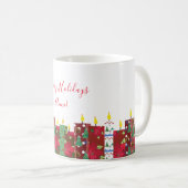 Mug Bougies Art< Joyeuses Fêtes de Fin d'Année (Devant droit)