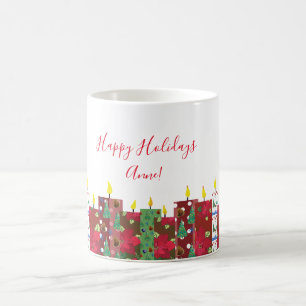 Mug Bougies Art< Joyeuses Fêtes de Fin d'Année