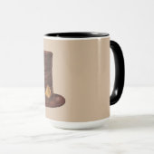 MUG BOUGIES DE CAFÉ EN HAUT DU HAT (Devant droit)