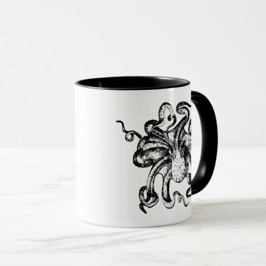 MUG BOUGIES DE CAFÉ OCTOPUS (Devant droit)